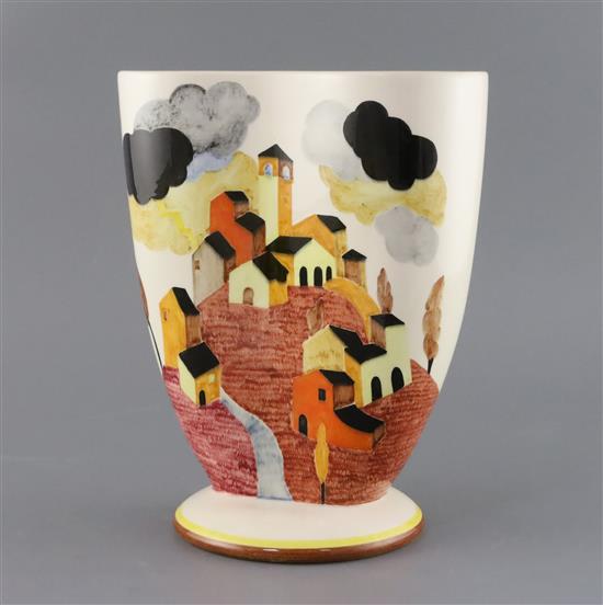 Gigi Chessa (Italian1898-1935) for Lenci, Vaso Temporale (Storm Vase), 1933, H. 26.2cm